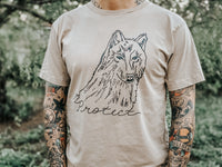 Protect The Wolf Unisex Crew Neck Tee