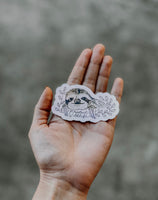 Sloths Who Protect Wildlife Sticker, Holographic